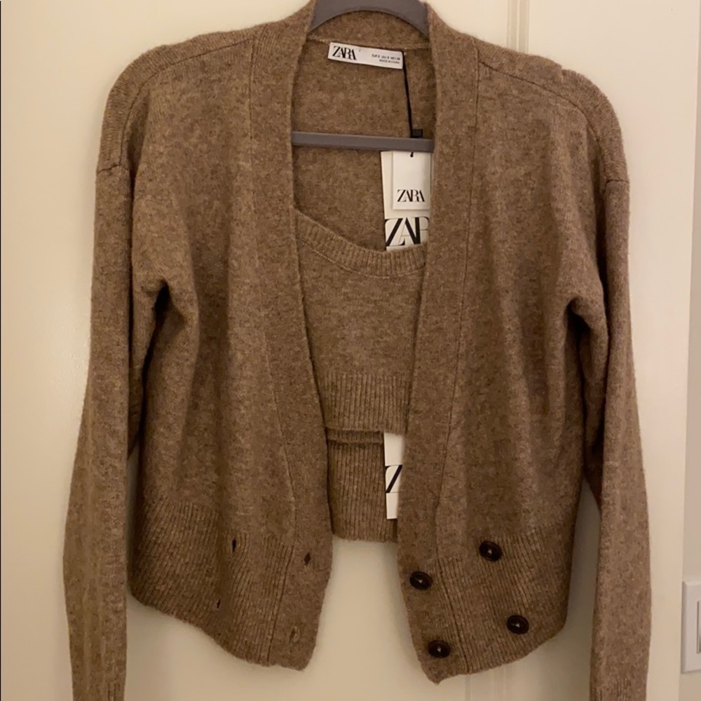 NWT ZARA SWEATER SET